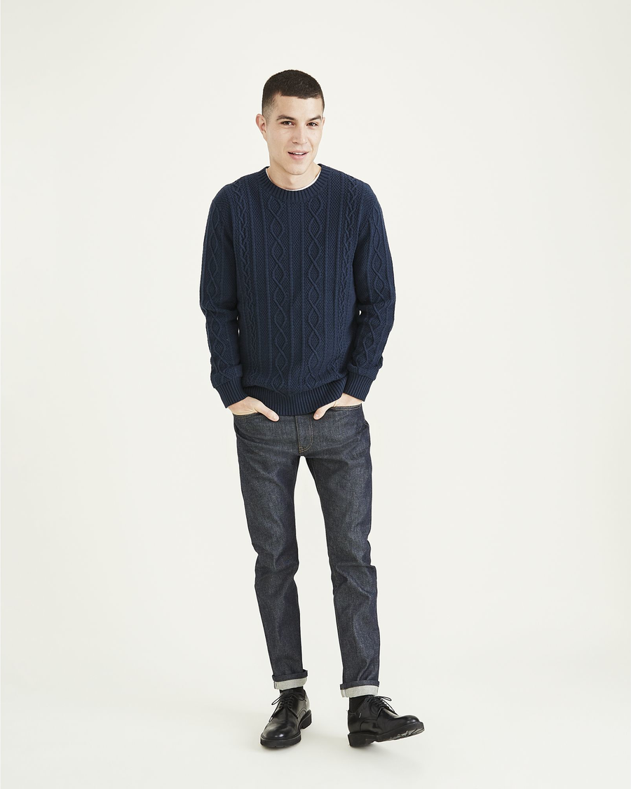 (image for) Sophisticated Cable Knit Sweater, Regular Fit